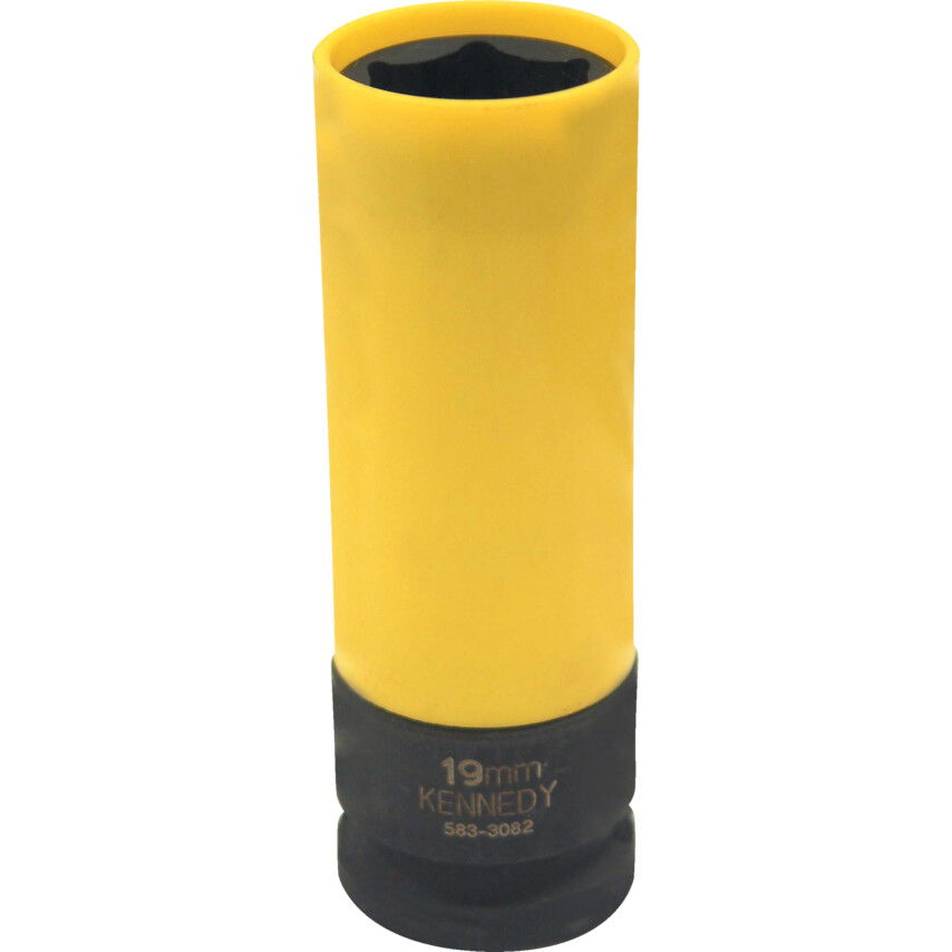 Kennedy 19MM ERŐSÍTETT KERÉKANYA DUGÓKULCS 1/2" MEGHAJTÓVAL. termék fő termékképe
