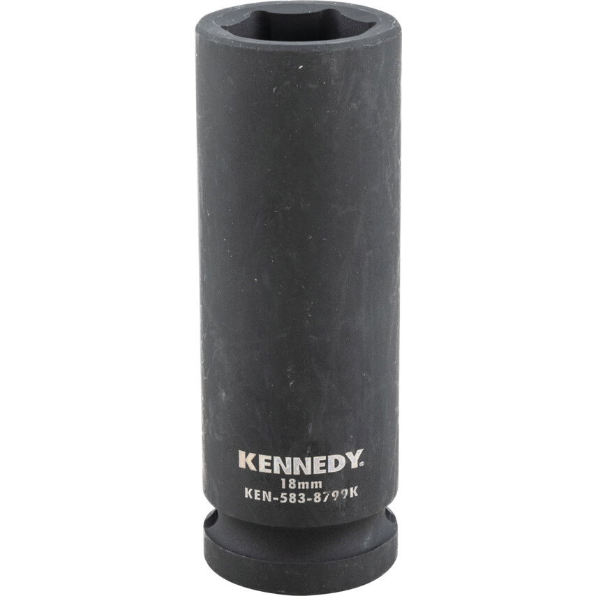 Kennedy 18MM HOSSZÚ ERŐSÍTETT DUGÓKULCS 1/2" MEGHAJTÓVAL termék fő termékképe