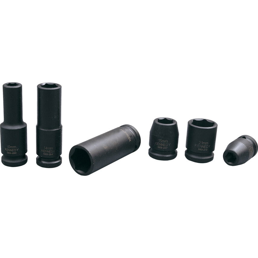Kennedy 14MM HOSSZÚ ERŐSÍTETT DUGÓKULCS 1/2" MEGHAJTÓVAL termék fő termékképe