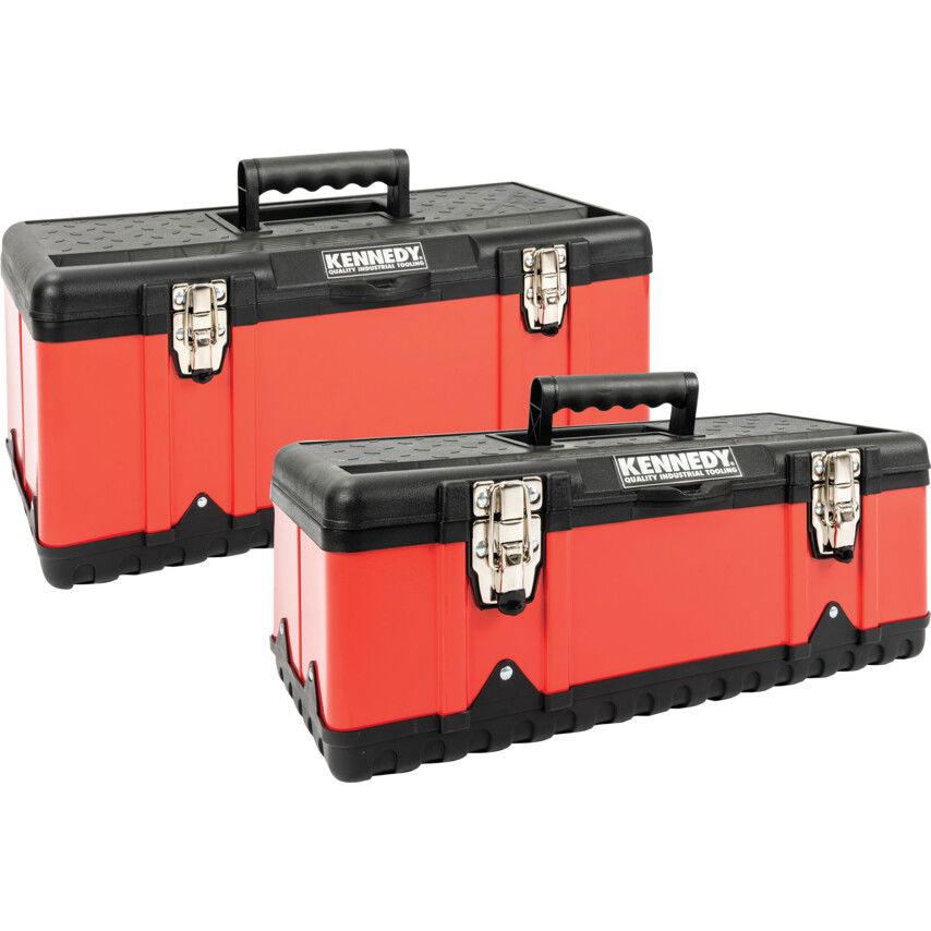 Kennedy 470x582mm RED METAL TOOLBOX SET2-PCE termék fő termékképe