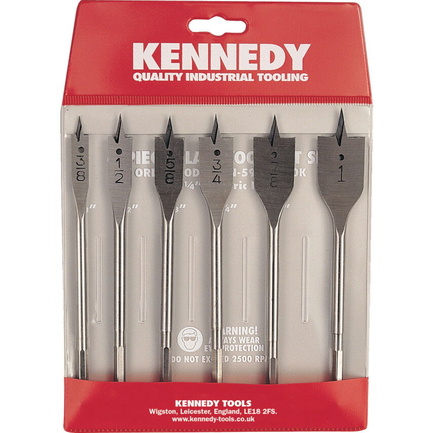 Kennedy 3/8"-1" LAPOS FAFÚRÓ KÉSZLET (6 DB-OS) termék fő termékképe
