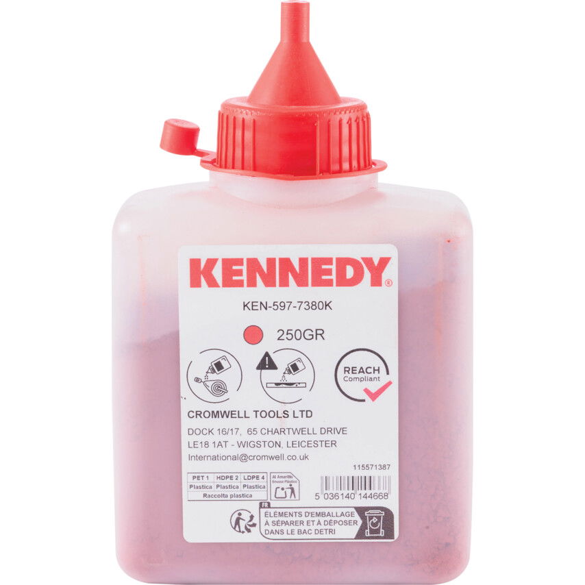 Kennedy JELÖLŐZSINÓR UTÁNTÖLTŐ FESTÉK - PIROS 250GM termék fő termékképe