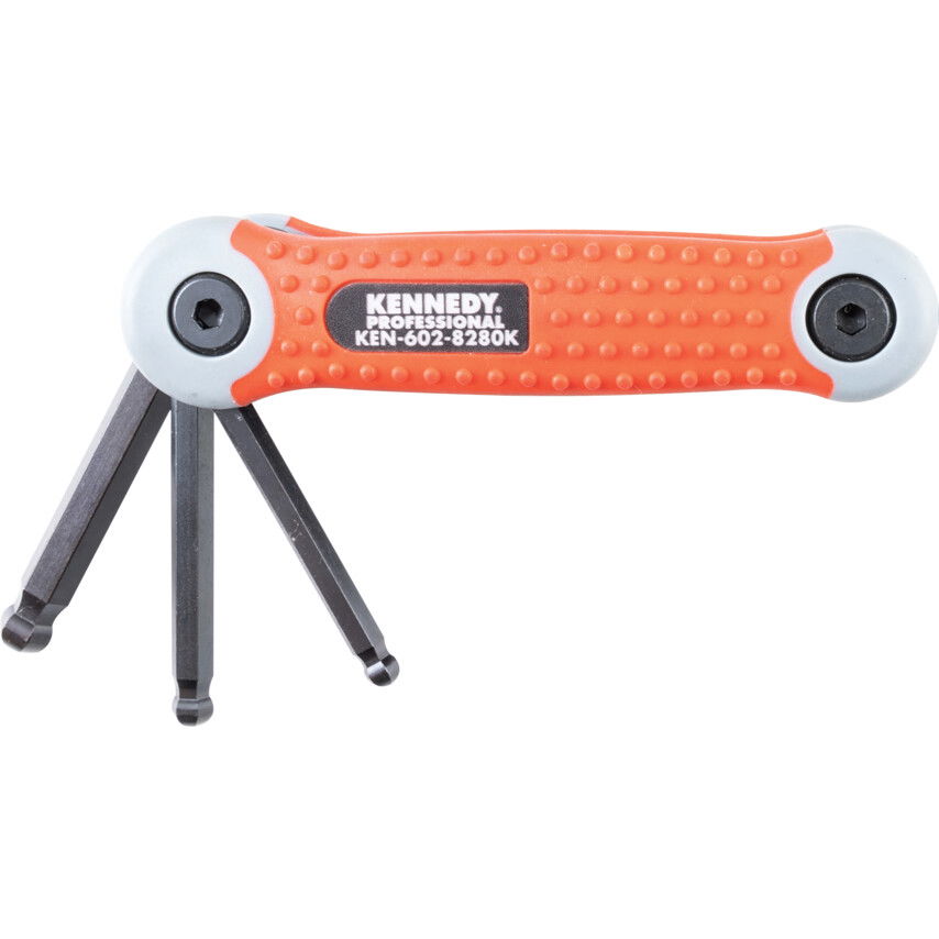 Kennedy 1.5-8MM PRO-TORQ METRIKUS GÖMBVÉGŰ HATSZÖGKULCS KÉSZLET, ZSEBKÉS TÍPUSÚ (8 DB-OS) termék fő termékképe