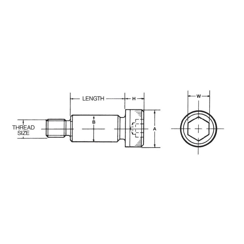 Qualfast M10X12X60 BKNY ILLESZTŐCSAVAR H8 (GR-12.9) termék fő termékképe