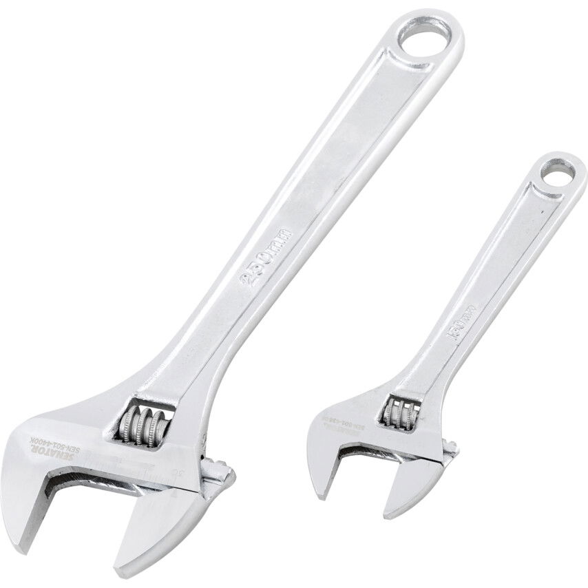 Senator 6"/10" KRÓMOZOTT, SÜLLYESZTÉKBEN KOVÁCSOLT FRANCIAKULCS SET termék fő termékképe