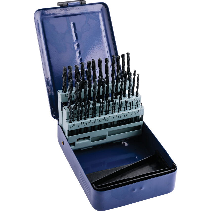 Sherwood 1-6mmX0.1mm HSS STRAIGHT SHANKROLL FORGED DRILL SET (ST-51) termék fő termékképe