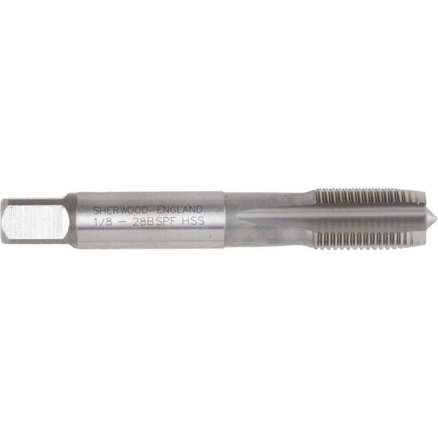 Sherwood 1/8"X28 BSPF EGYENES HORNYÚ HSS KÉZI KÖZÉPVÁGÓ MENETFÚRÓ termék fő termékképe