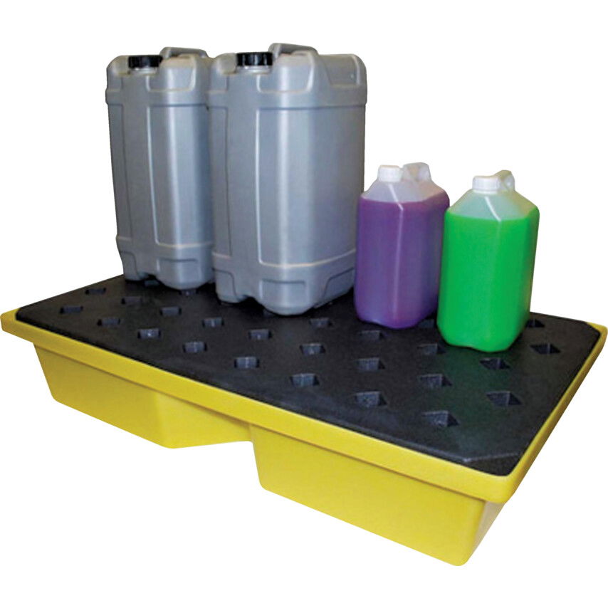 Solent Spill Control KIÖMLÉSKEZELŐ TÁLCA ROSTÉLLYAL 60LTR termék fő termékképe