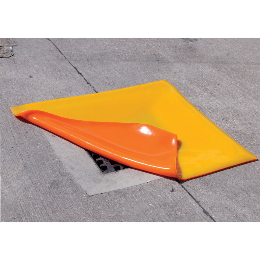 Solent Spill Control CSATORNAFEDŐ - POLIURETÁN 61X61CM NARANCS termék fő termékképe