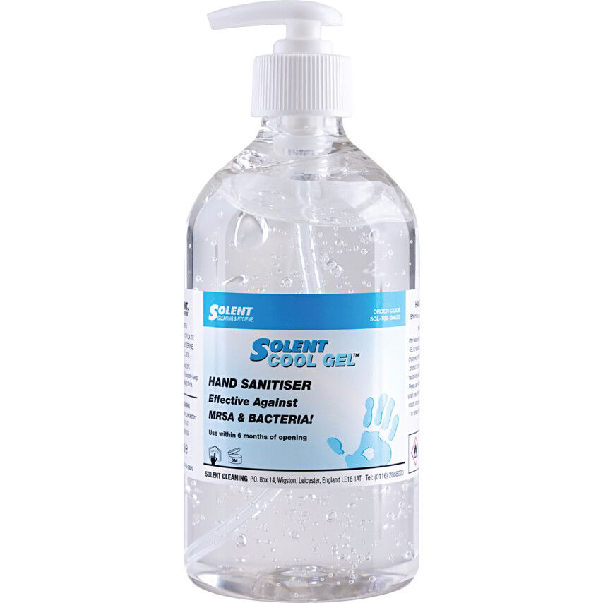 Solent Cleaning COOL GEL KÉZFERTŐTLENÍTŐ 500ML termék fő termékképe