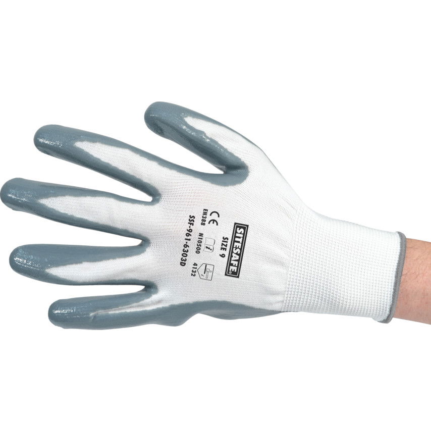Sitesafe LATEXBORÍTÁSÚ KESZTYŰ    SZ.9 termék fő termékképe