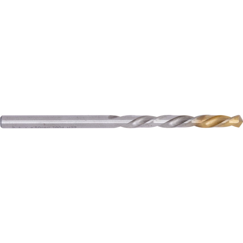 SwissTech 4.20MM NORMÁL HOSSZÚ FÉNYES HSS CSIGAFÚRÓ TIN BEVONATÚ HEGGYEL termék fő termékképe