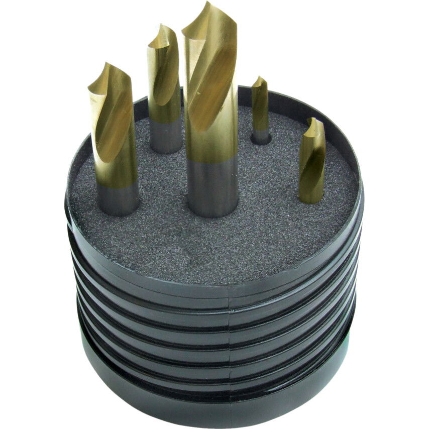 SwissTech 5DB-OS BEKEZDŐ FÚRÓ KÉSZLET TIN HEGGYEL, 4 - 12MM 90DEG termék fő termékképe