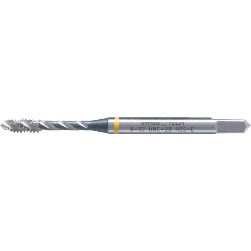 SwissTech 1/4"X19 BSP SÁRGA GYŰRŰS HSS-EV CSAVART HORNYÚ GÉPI MENETFÚRÓ termék fő termékképe
