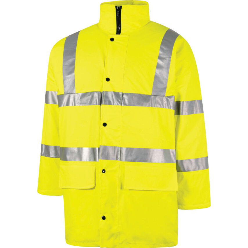 Tuffsafe HI-VIZ 'LÉLEGZŐ' KABÁT(EN471)SÁRGA-X/X/L termék fő termékképe