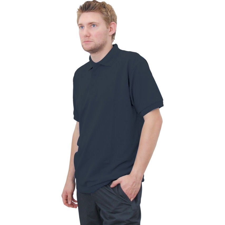 Tuffsafe POLO SHIRT 230GSM 65/35 BLACK40/42" MEDIUM termék fő termékképe