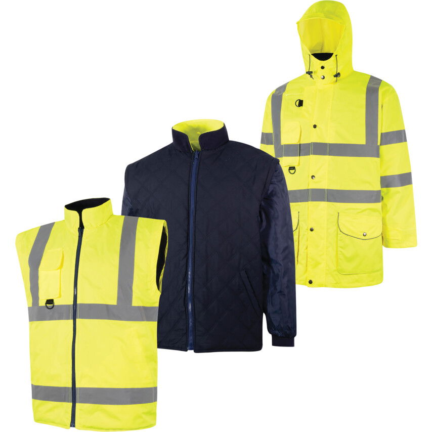 Tuffsafe VÍZÁLLÓ & LÉLEGZŐ HI-VIS KABÁTXXL termék fő termékképe