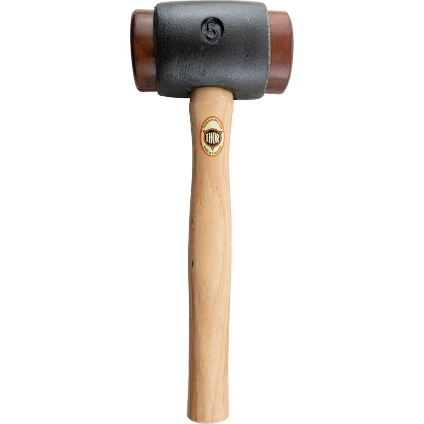 Thor 01-022 # 5 KALAPÁCS NYERSBŐR BETÉTEKKEL termék fő termékképe