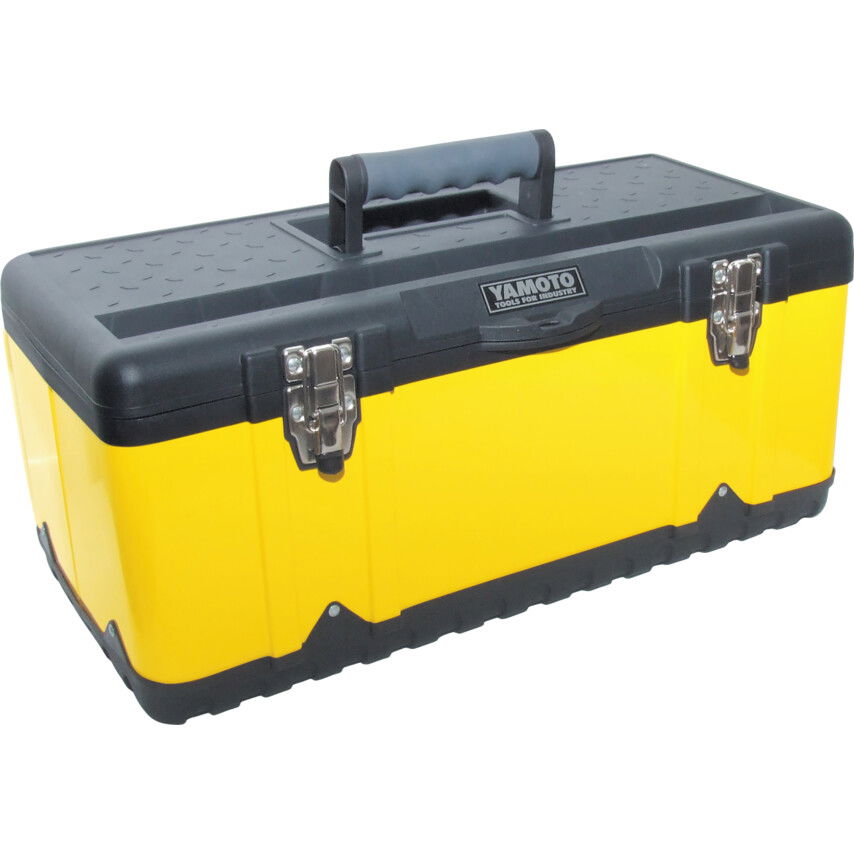 Yamoto 582X298X255MM SÁRGA FÉMDOBOZ + TÁLCA termék fő termékképe