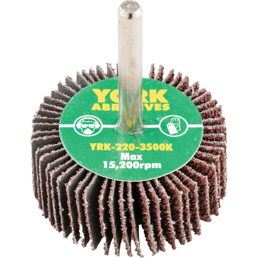 York 50X20MM AL-OX LAMELLÁS CSAPOS CSISZOLÓKORONGP40-6MM SZÁRRAL termék fő termékképe
