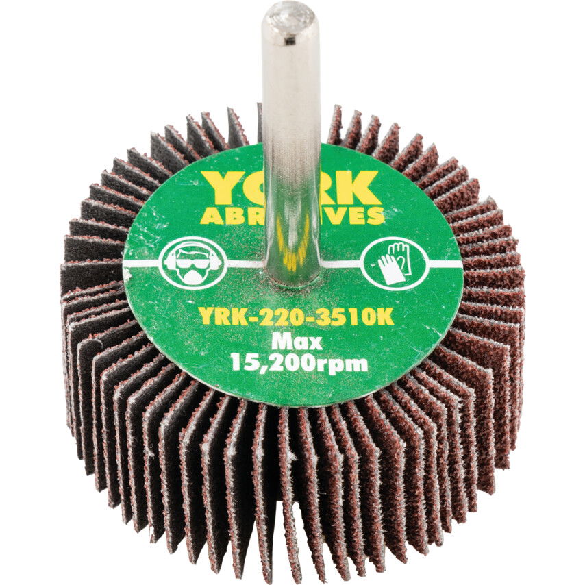 York 50X20MM AL-OX LAMELLÁS CSAPOS CSISZOLÓKORONGP60-6MM SZÁRRAL termék fő termékképe