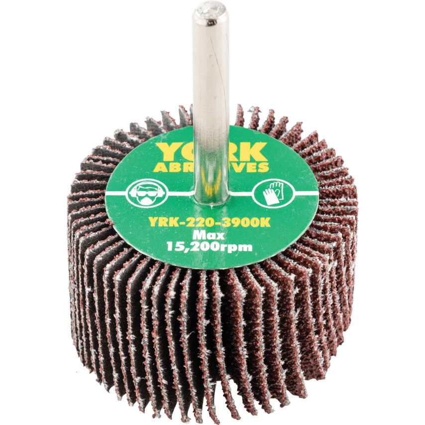 York 50X30MM AL-OX LAMELLÁS CSAPOS CSISZOLÓKORONGP40-6MM SZÁRRAL termék fő termékképe
