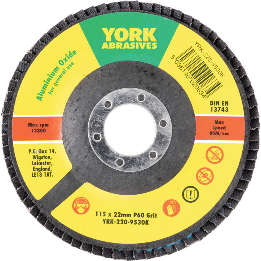 York 180X22MM AL-OX LAMELLÁS CSISZOLÓTÁRCSA ÜVEGSZÁLAS TÁNYÉRON P36 termék fő termékképe