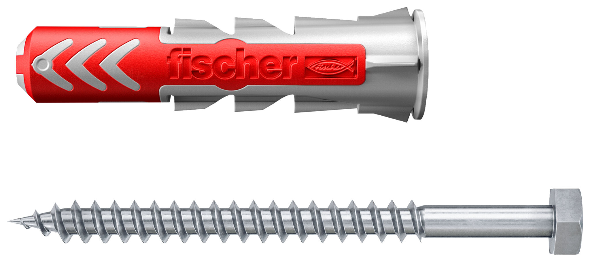 Fischer DuoPower kétkomponensű nylon dübel 14 x 70 S LD - szerkezetépítő csavarral, 8 db/csomag termék fő termékképe