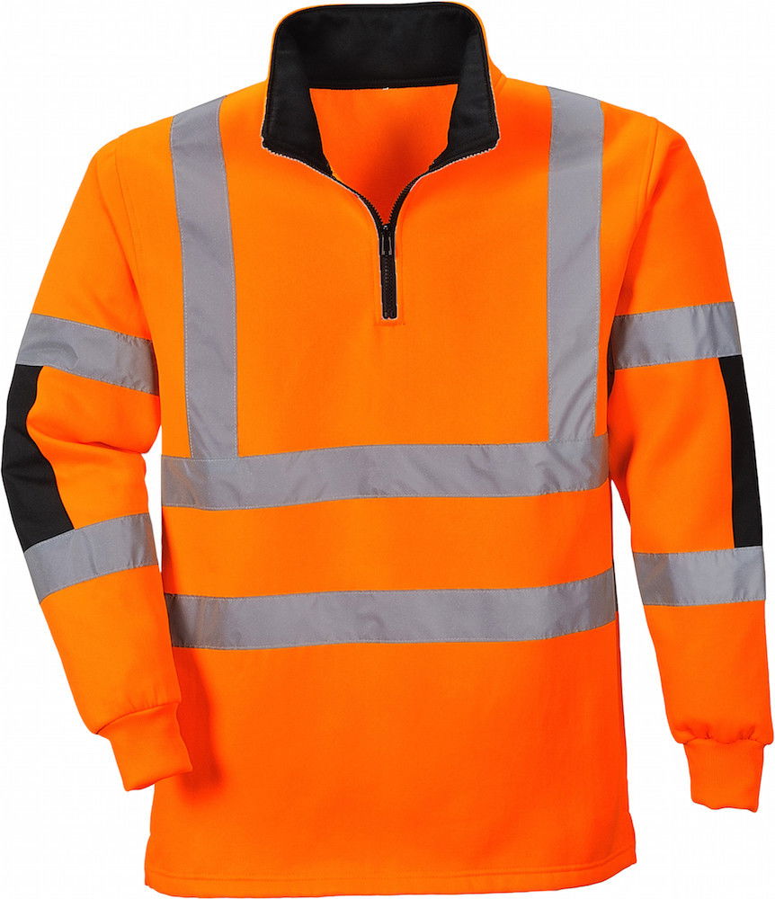 Portwest B308 - Xenon Rugby pulóver, narancs termék fő termékképe