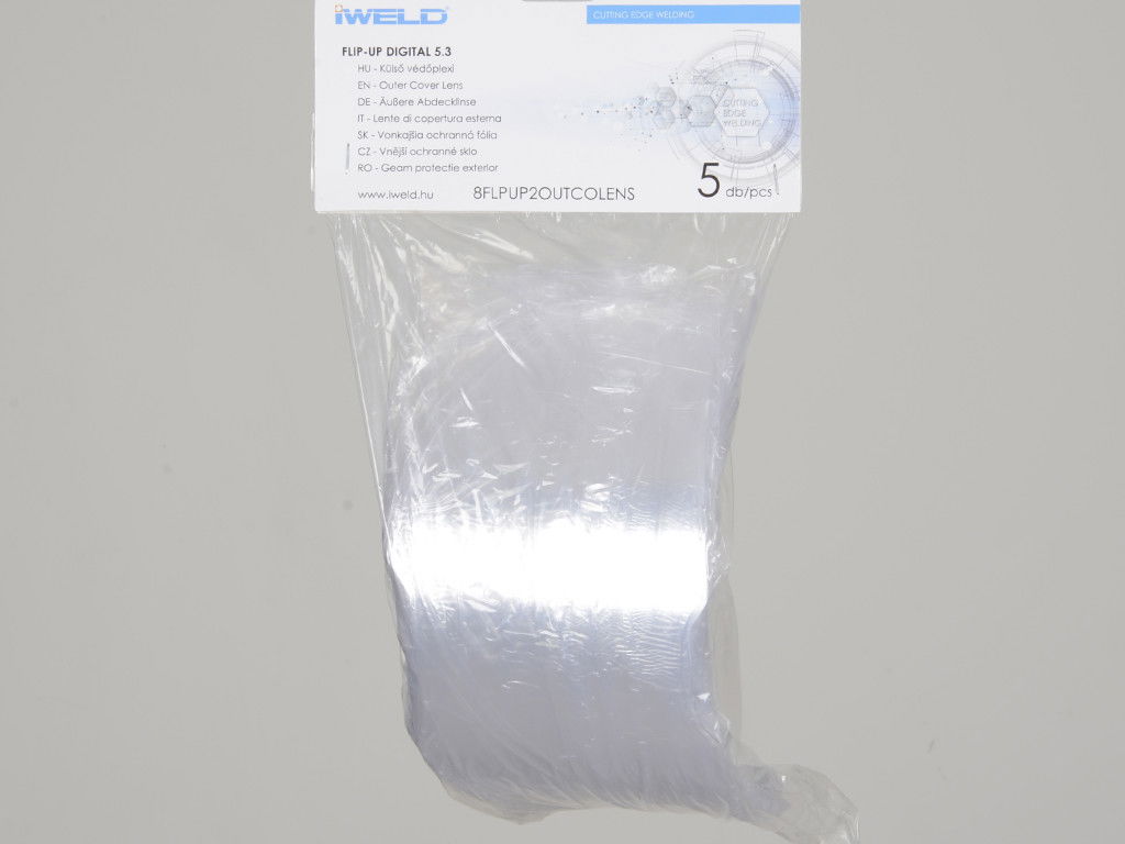 IWELD FLIP-UP Digital 5.3 külső védőplexi (5 db/cs) termék fő termékképe