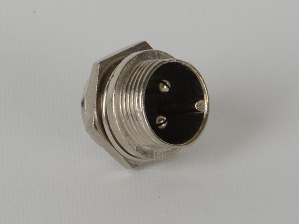 IWELD 2 pólusú vezérlőkábel csatlakozó aljzat (ezüst) termék fő termékképe