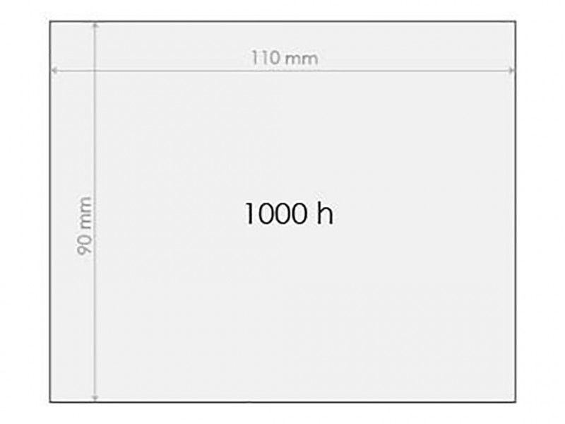 IWELD Védőplexi 1000 órás 90x110mm termék fő termékképe