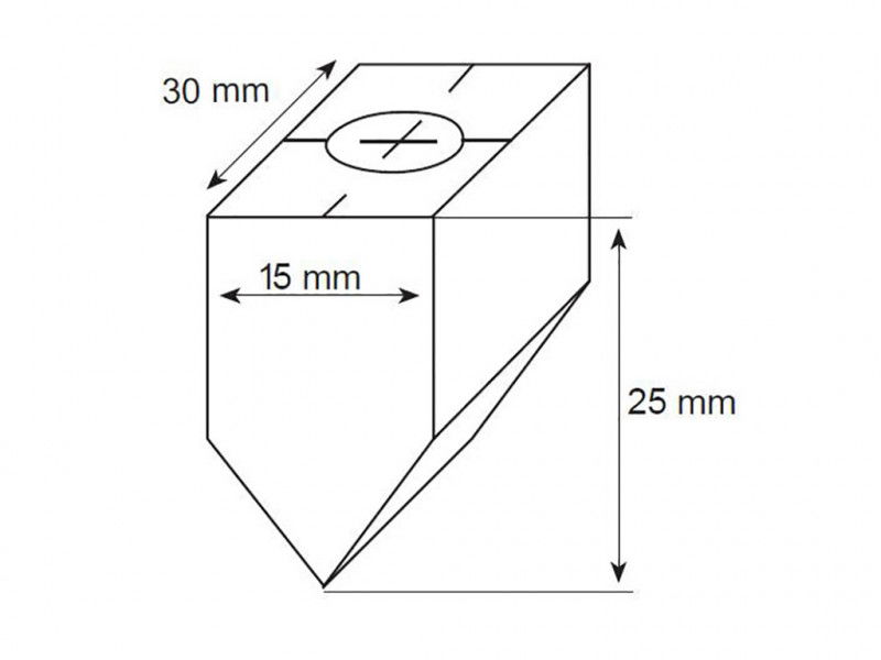 IWELD POLICLEAN Carbon tisztítófej (60° M10 furattal 1026 AK) termék fő termékképe