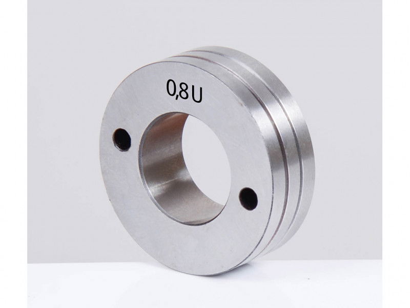 IWELD Huzaltoló görgő 0.8-1.0mm 'U' 37x19x12mm Alu (MIG350-500-500PT-500RWF)  termék fő termékképe