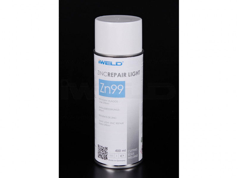 IWELD ZINCREPAIR LIGHT 99%-os fényesen világos cink spray 400ml termék fő termékképe
