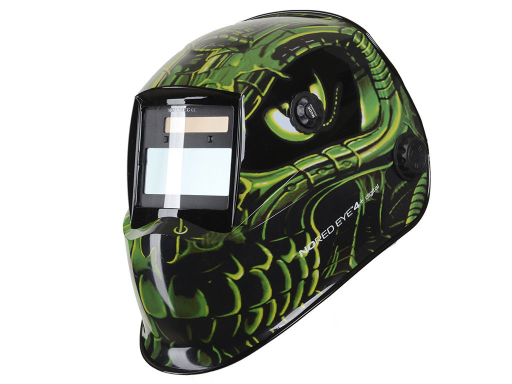 IWELD NORED EYE 4+ digital Automata hegesztő fejpajzs (zöld-koponya) termék fő termékképe